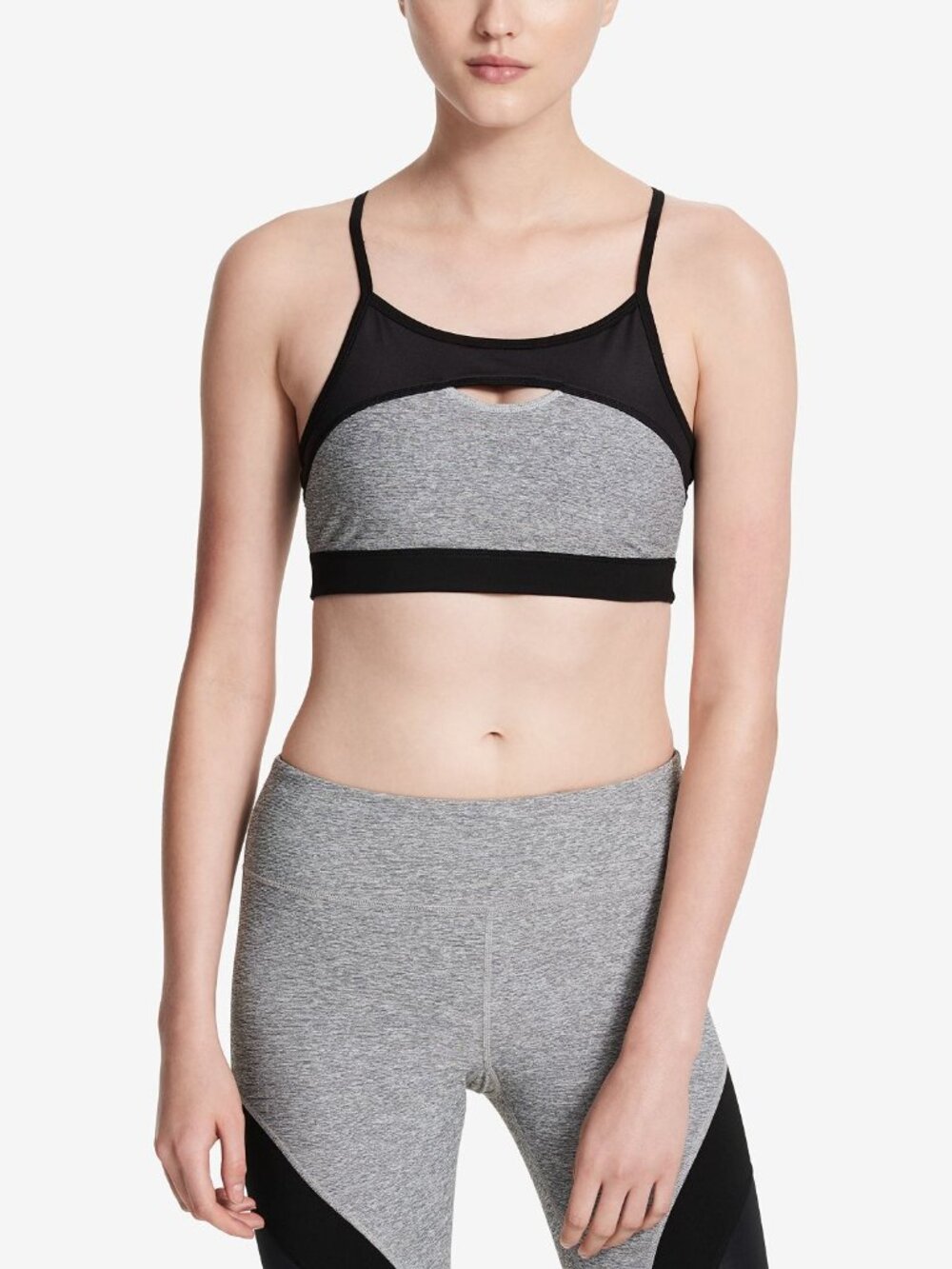 Calvin Klein Womens Performance Keyhole Medium Support Sports Bra